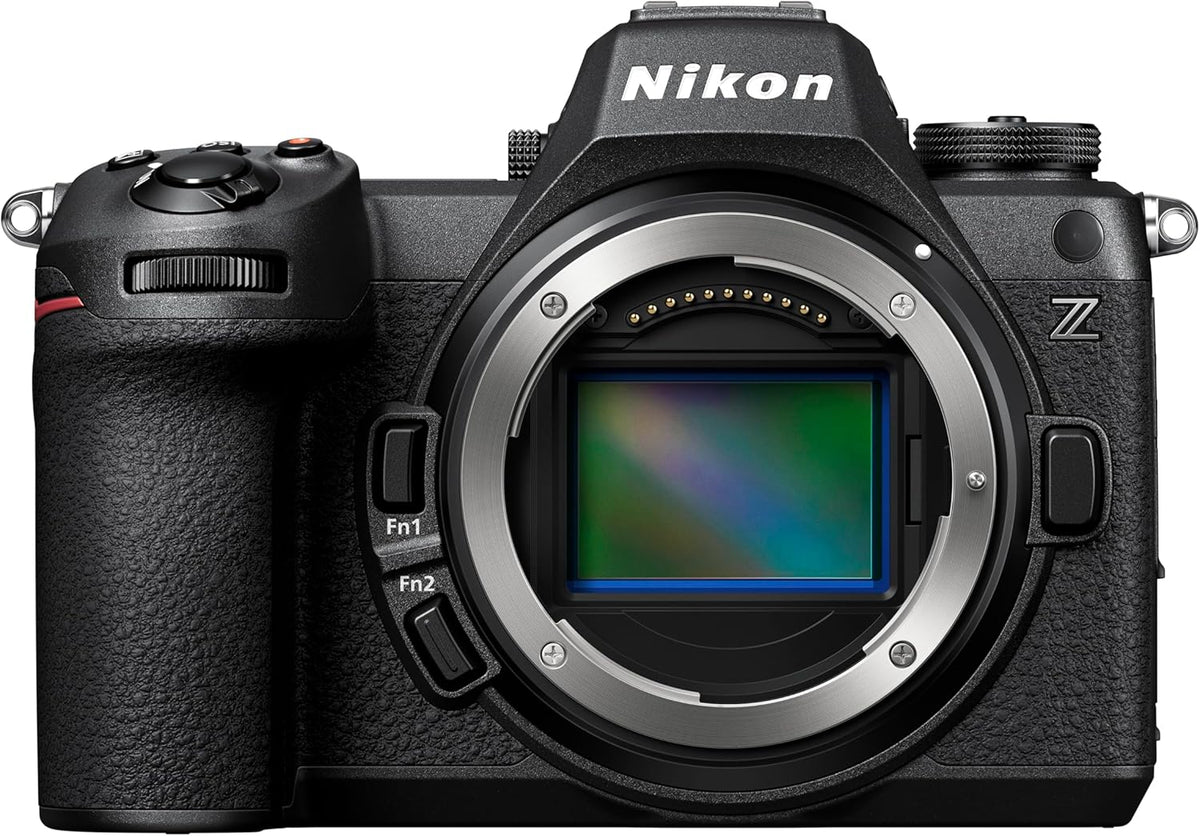 Nikon Z6III Cámara mirrorless - Montura Nikon Z con sensor CMOS y estabilización óptica - Formatos JPEG TIFF NEF DNG y MP4 - Cuerpo para fotografía y vídeo