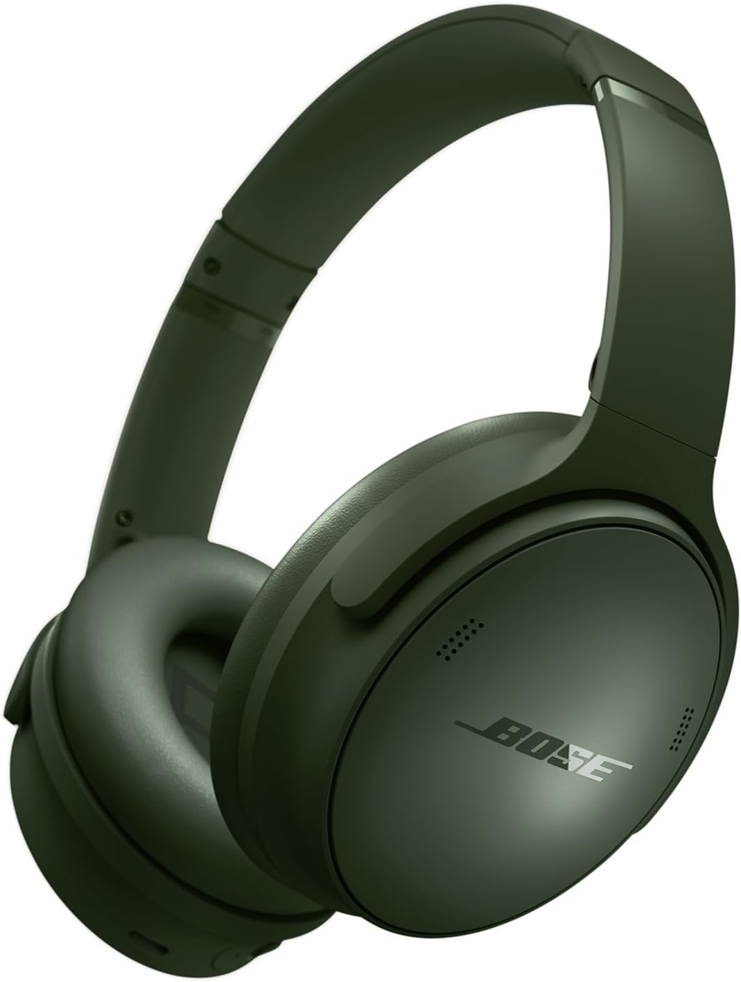 Bose QuietComfort auriculares inalámbricos - Diseño circumaural en verde ciprés - Cancelación activa de ruido y micrófono - Hasta 24 horas con Bluetooth y cable de 3.5 mm