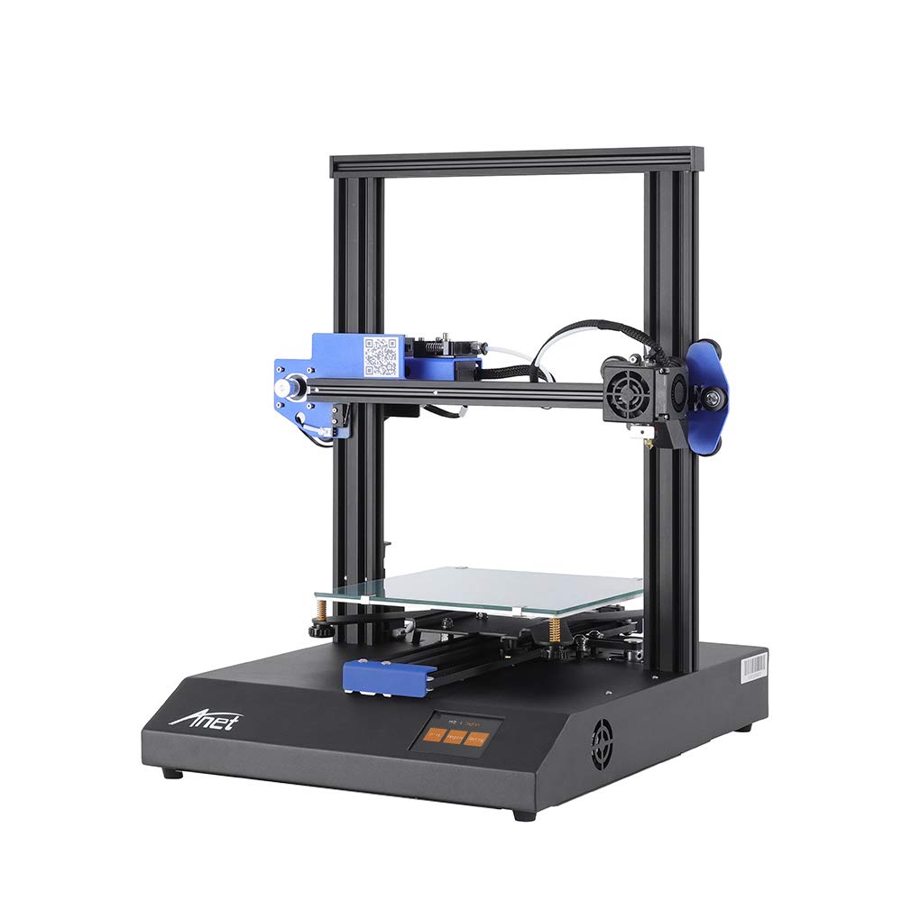 Anet ET4X - Impresora 3D FDM con marco metálico - Volumen 220 x 220 x 250 mm y pantalla táctil 2,8 pulgadas - USB con reanudación de impresión