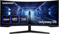Monitor gaming curvo Samsung Odyssey G55T de 34 pulgadas - resolución Ultra WQHD 3440 x 1440 - curvatura 1000R y frecuencia de 165 Hz - FreeSync Premium HDR y 1 ms