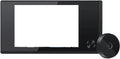 OPTEPYOE videoportero negro - Pantalla LCD de 3.5 pulgadas y vídeo 1024p - Lente gran angular de 120 grados - Bluetooth con cable de carga
