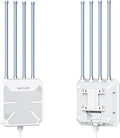 Punto de acceso exterior WAVLINK AX3000 - WiFi 6 Mesh de doble banda 2,4 y 5 GHz - 4 antenas de 8 dBi y alimentación PoE - protección IP67 para largo alcance