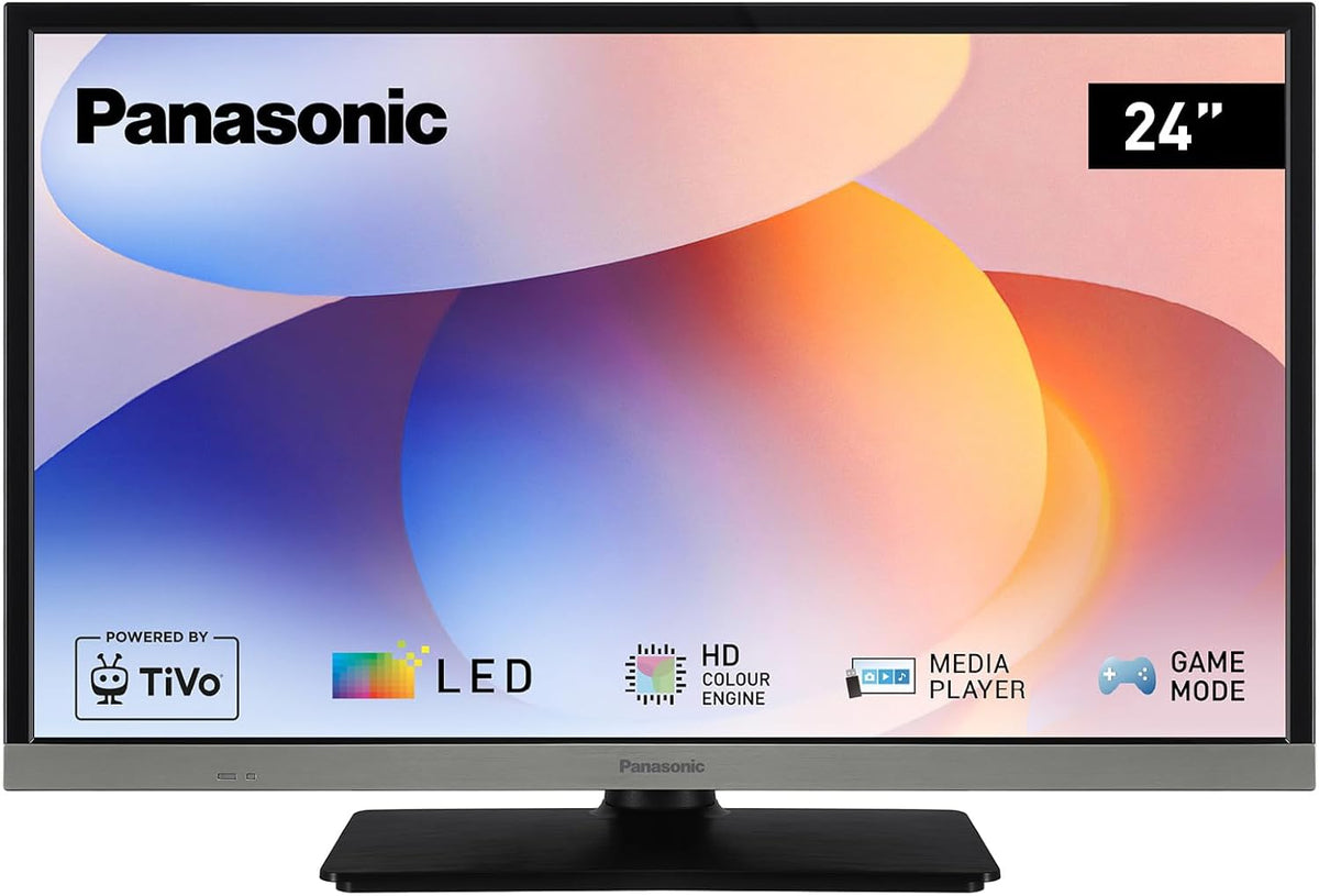 Panasonic TB-24S40AEZ Smart TV 24 pulgadas - HD LED con TiVo y HDR - Google Alexa modo juego y reproductor multimedia - HDMI WiFi Bluetooth con mando