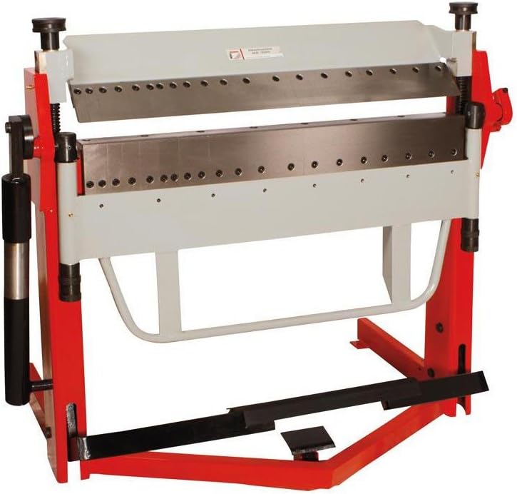 Holzmann AKM1270PS Plegadora manual - Segmentos de diferentes medidas - Construcción sólida para chapa - Capacidad de plegado hasta 50 mm y peso de 350 kg