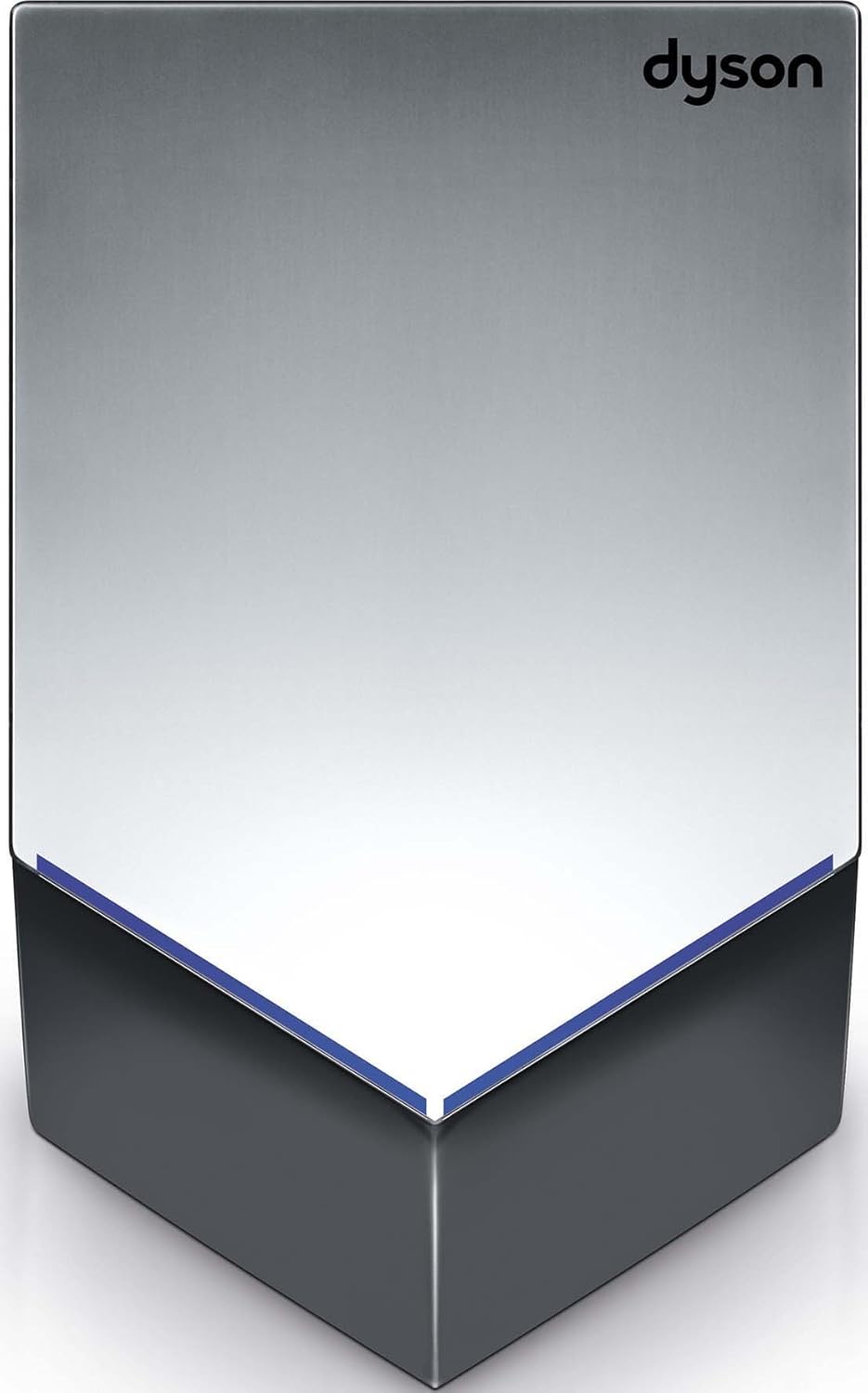 Secador de manos Dyson Airblade AB12 - acabado níquel pulverizado - flujo de aire potente de 1600 W - filtro HEPA y alimentación eléctrica de 220 V