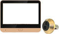 OPTEPYOE videoportero con acabado dorado - Vídeo Full HD 1080p y memoria de 32 GB - Audio unidireccional con micrófono integrado - Bluetooth y cable de carga