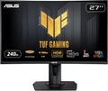 Monitor gaming curvo ASUS TUF VG27VQM de 27 pulgadas - resolución Full HD 1920 x 1080 - frecuencia de 240 Hz y respuesta de 1 ms - ELMB Adaptive Sync y FreeSync Premium