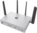 Turris Omnia RTROM02 FCC router WiFi 6 - Sistema de código abierto y doble banda - Funciones de router NAS y servidor - Ethernet USB cuatro antenas y montaje en pared