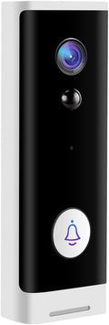 Timbre con vídeo OPTEPYOE - cámara Full HD 1080p con micrófono integrado - altavoz para comunicación en la entrada - variante británica Bluetooth con cable de carga