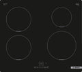 Placa de inducción Bosch PUE611BB5J Serie 4 - ancho de 60 cm con 4 zonas - vitrocerámica negra con TouchSelect - PowerBoost y temporizador
