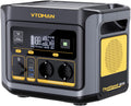 VTOMAN FlashSpeed 600 estación de energía portátil - LiFePO4 de 499 Wh y salida de 600 W con pico de 1200 W - Carga al 80 por ciento en 1 h - Capacidad ampliable para camping y viajes