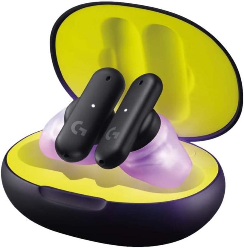 Auriculares gaming Logitech G Fits - intraurales inalámbricos en negro - ajuste moldeado y cancelación pasiva - LIGHTSPEED Bluetooth y cuatro micrófonos