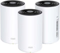 TP-Link Deco PX50 sistema Mesh WiFi 6 PLC - AX3000 G1500 de doble banda para cobertura de 400 m2 - Hasta 150 dispositivos y tres puertos Gigabit - Pack de tres unidades blancas