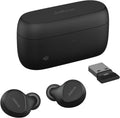 Auriculares Jabra Evolve2 Buds - intraurales Bluetooth inalámbricos en negro - cancelación activa de ruido y cuatro micrófonos - MultiSensor y certificación MS Teams