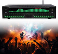 Ecualizador digital estéreo de 31 bandas - Pantalla LED y procesamiento gráfico - Reducción de ruido integrada - 12 patrones rítmicos para estudio y sistemas de audio
