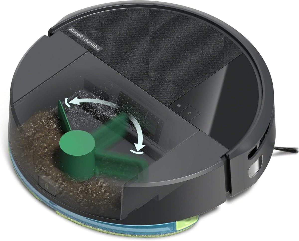 iRobot Roomba 205 DustCompactor Combo Robot aspirador - Succión 7000 Pa con compactación sin bolsa - Hasta 60 días sin vaciado - Navegación LiDAR y mapeo inteligente