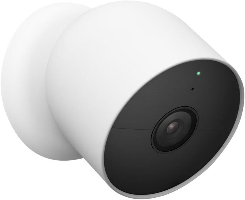 Cámara Google Nest Cam - funcionamiento con batería y conexión WiFi - visión nocturna para vigilancia doméstica - control mediante smartphone y Asistente de Google