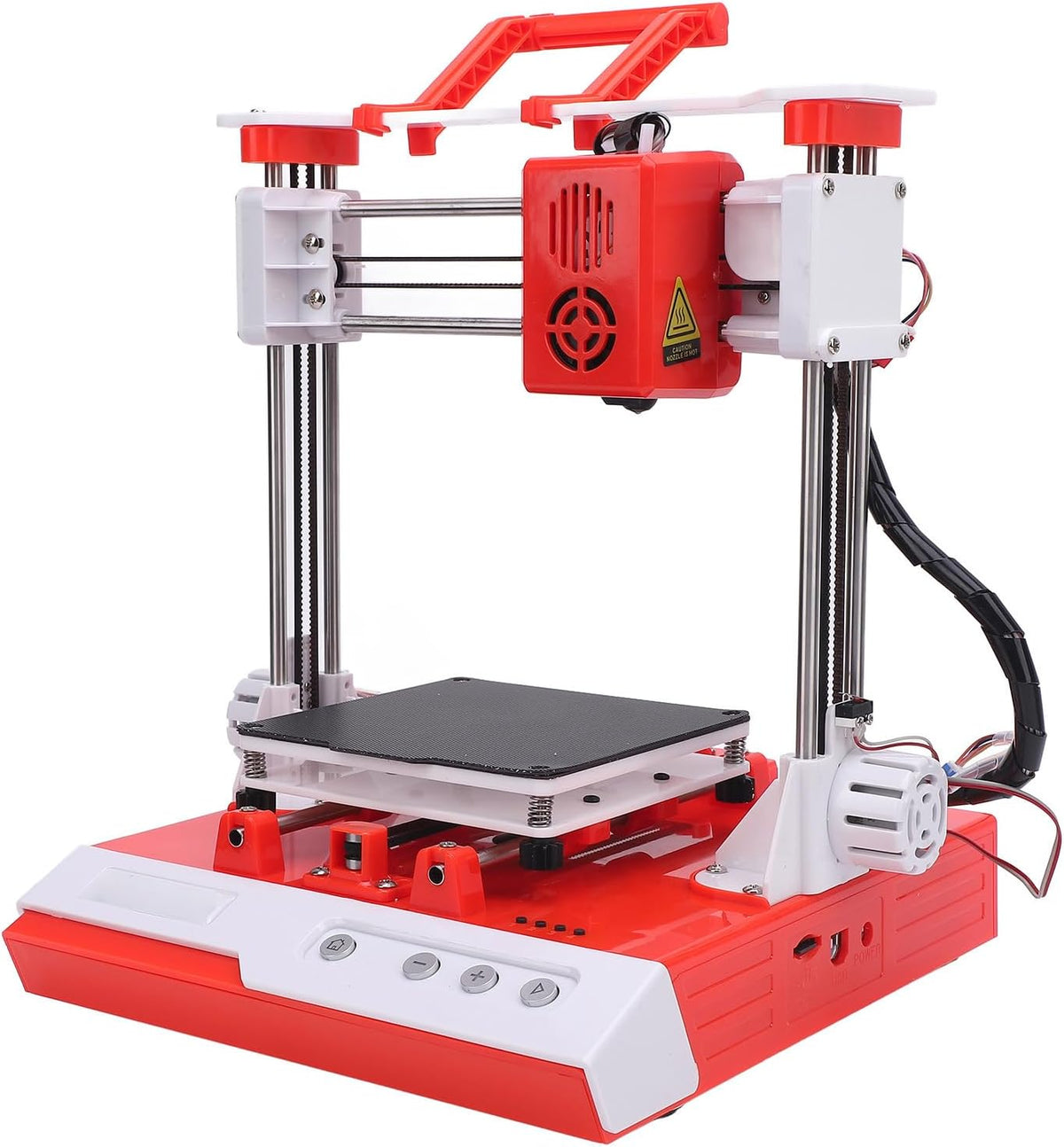 Impresora 3D para principiantes - Montaje rápido y boquilla metálica - Tarjeta de 4 GB incluida - Equipo compacto para aprendizaje proyectos domésticos y educación
