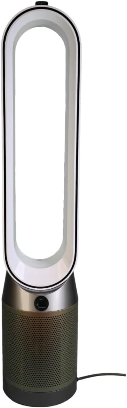 Dyson TP09 purificador de aire 2 en 1 - Filtro HEPA 13 y funcionamiento silencioso - Control remoto con potencia de 40 W - Diseño blanco y dorado