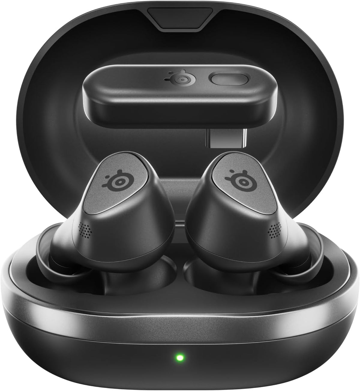 SteelSeries Arctis GameBuds para PlayStation - Auriculares gaming True Wireless con ANC - Modo transparencia y resistencia IP55 - Hasta 40 horas y carga inalámbrica