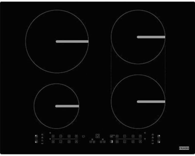Placa de inducción Franke Smart FSM 654 I B BK - superficie de cristal negro - control táctil y función doble - temporizador para cocina integrada