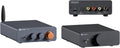 Fosi Audio Q6 Mini DAC y BT20A Pro Amplificador - Bluetooth 5.0 para sistemas de audio domésticos - Potencia de hasta 300 W x 2 - Conjunto compacto para conversión y amplificación estéreo