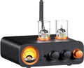Amplificador integrado de válvulas 2 canales - Bluetooth con tubos de vacío y control remoto - Entradas USB óptica coaxial RCA y Bluetooth - Para altavoces pasivos domésticos