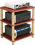 ZCY HOME Mueble de suelo para equipo HiFi - Madera maciza multicapa con diseño moderno - Estructura para altavoz y componentes de audio - 50 x 55 x 25 cm con peso de 15 kg