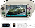 Trimui Smart Pro Consola portátil retro - 13500 juegos con 26 emuladores y sistema Linux - Pantalla IPS de 4,96 pulgadas con 256 GB - Gris con joystick 3D e iluminación RGB