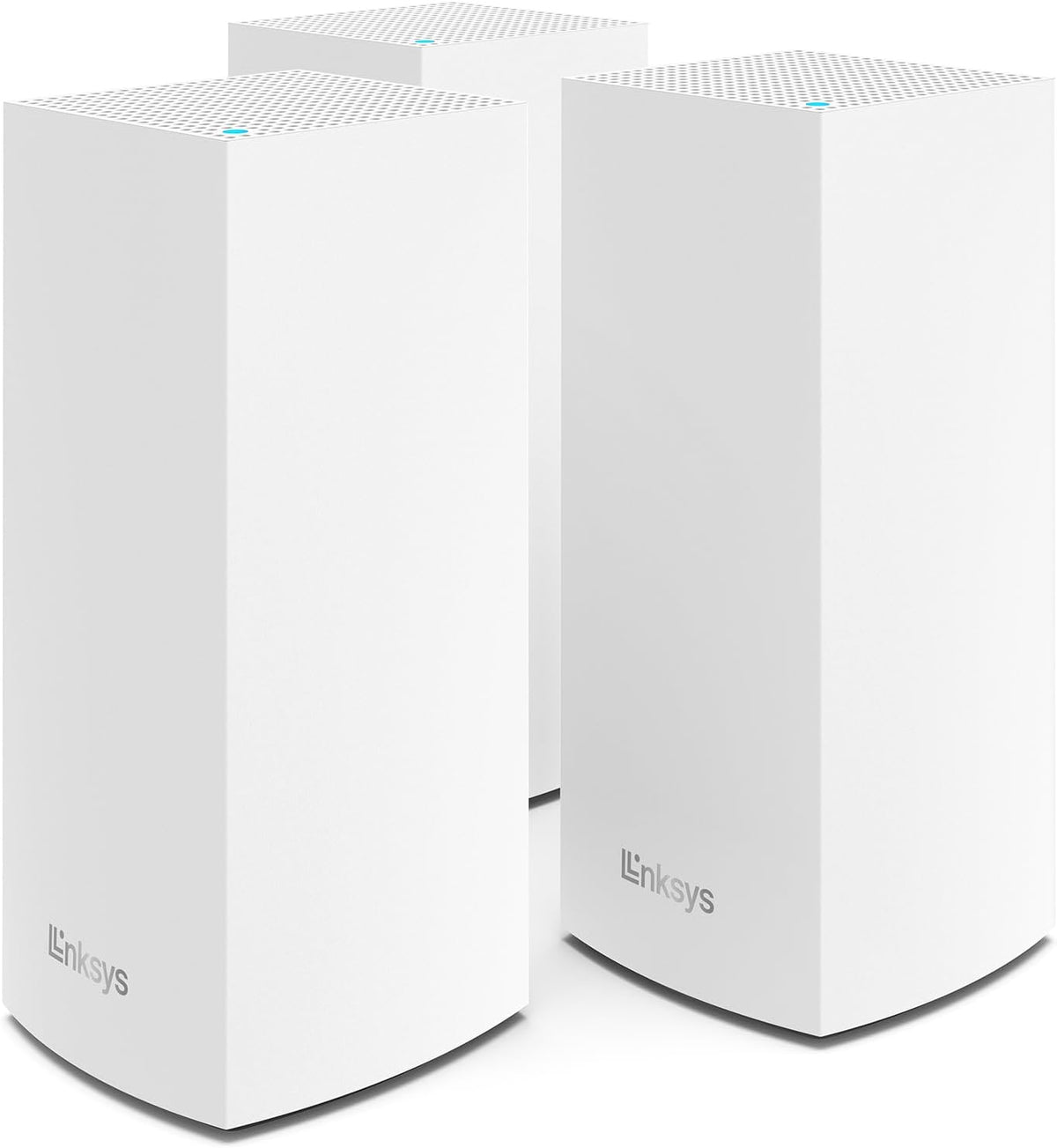Linksys Velop MX12600 sistema Mesh WiFi 6 - AX4200 tribanda con cobertura de hasta 830 m2 - Conexión para más de 120 dispositivos - Pack de tres unidades blancas