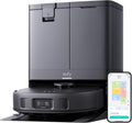 eufy X10 Pro Omni robot aspirador y fregasuelos - Base autovaciado con lavado y secado - Mopas giratorias elevables 12 mm - Mapeo inteligente y control por app