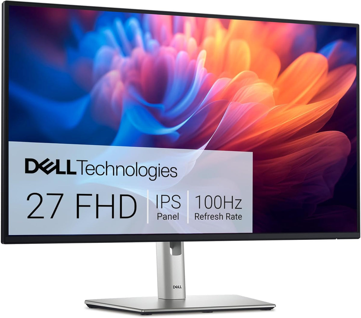 Monitor Dell P2725H de 27 pulgadas - resolución Full HD con panel IPS mate - frecuencia de 100 Hz y cobertura sRGB del 99 por ciento - USB C DisplayPort HDMI VGA y USB