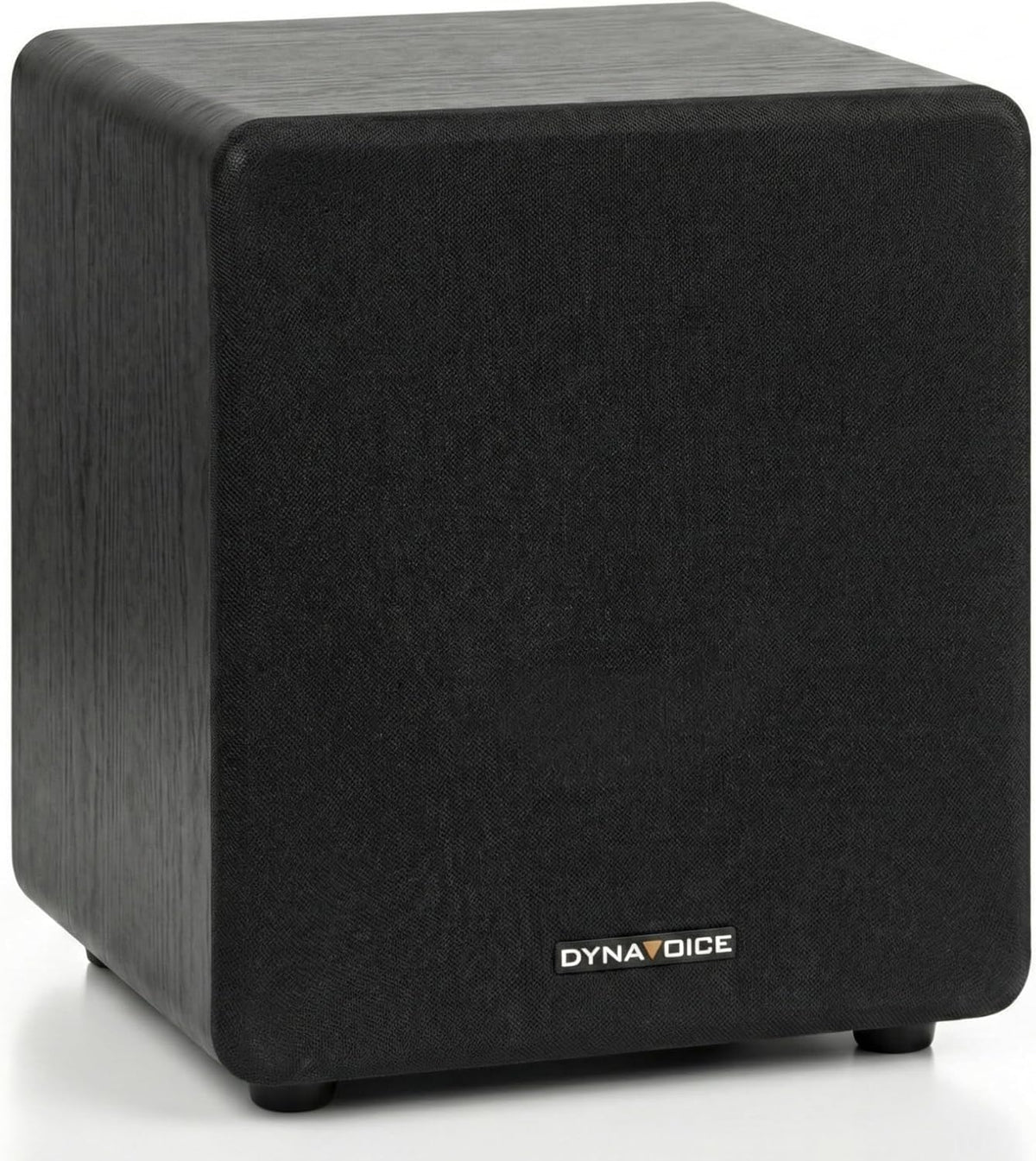 DYNAVOICE Challenger Sub-8 subwoofer activo 8 pulgadas - Potencia indicada hasta 180 W - RCA coaxial y auxiliar sin Bluetooth - Auto encendido para Home Cinema TV PC y tocadiscos