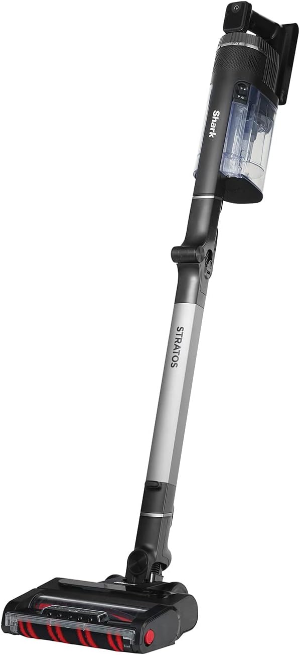 Shark Stratos IZ420EUT aspiradora sin cable - Autonomía de hasta 120 minutos con dos baterías - Anti Hair Wrap y Clean Sense IQ - Accesorios para mascotas y multisuperficie