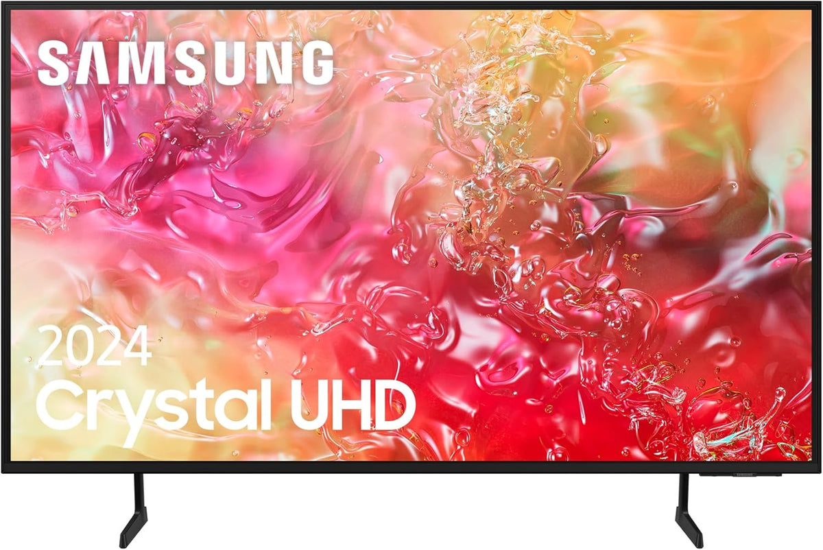 Samsung 50DU7105 Crystal UHD Smart TV 50 pulgadas - 4K con PurColor a 50 Hz - Q-Symphony para sonido combinado - SmartThings Bluetooth WiFi HDMI USB y Ethernet
