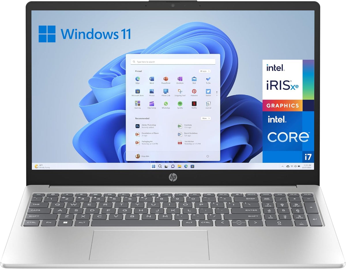 HP 15-fd0045ns portátil 15,6 pulgadas Full HD - Intel Core i7-1355U y 16 GB RAM - SSD 512 GB Intel Iris Xe - Windows 11 Home plateado