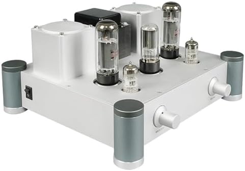 Amplificador de válvulas estéreo HiFi - Diseño de un solo extremo para audio doméstico - Amplificación para altavoces compatibles - Sonido estéreo para interior y exterior
