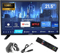 Smart TV LED 22 Pulgadas Full HD Android - Televisor 12V y 230V para Autocaravana Camper Barco Vivienda - DVB S2 T2 HDMI WiFi