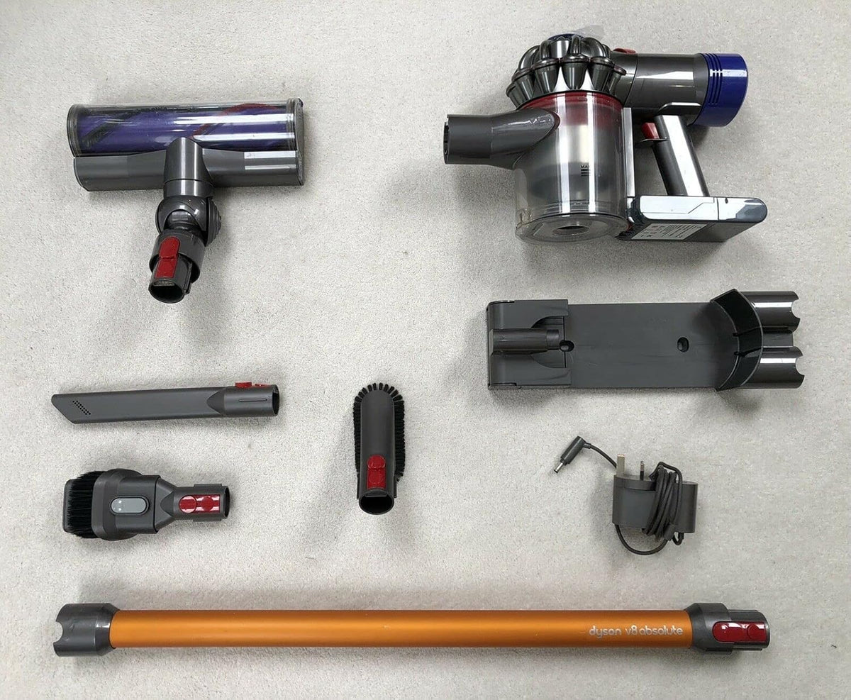 Dyson V8 Absolute aspiradora inalámbrica - Filtro HEPA y sistema sin cable - Para alfombras y suelos duros - Batería recargable con formato ligero