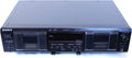 Sony TC-WE435 Reproductor de casetes doble - Dos compartimentos para reproducción de cintas - Modelo TC-WE435-B para sistema de audio doméstico - 20 x 20 x 10 cm y peso de 4,5 kg