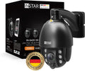 INSTAR IN 9420 cámara IP para interior y exterior - Resolución 2K y control PTZ - Sensor PIR con visión nocturna - LAN PoE WiFi HomeKit y audio bidireccional