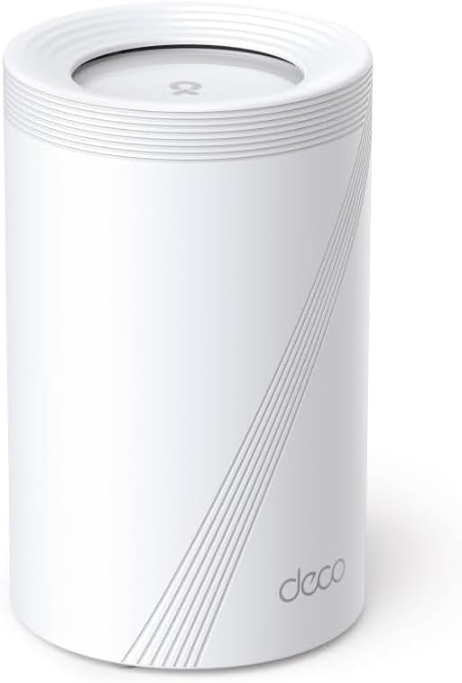 TP-Link Deco BE65 sistema Mesh WiFi 7 - BE11000 tribanda con banda de 6 GHz y canales de 320 MHz - Cuatro puertos 2.5G y tecnología MLO - HomeShield VPN y QoS