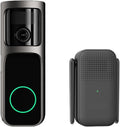 OPTEPYOE videoportero Doorbell 3 - Comunicación bidireccional con sonido integrado - Resolución de vídeo 1024p - Unidad interior Bluetooth con cable de carga