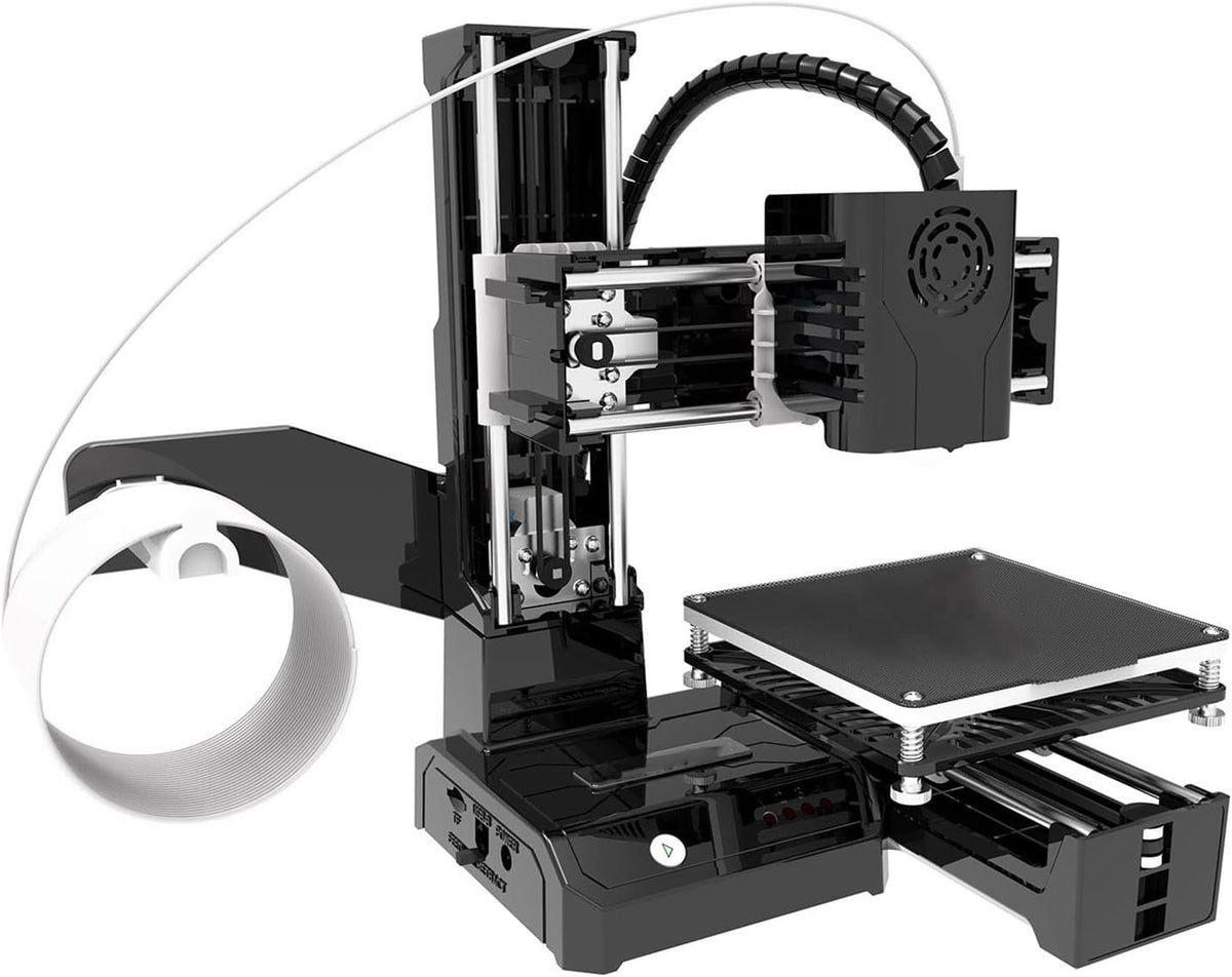 Mini Impresora 3D FDM Compacta - Operación Sencilla con Calentamiento Uniforme - Montaje Rápido 100 240V para Niños Hogar y Educación