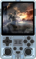 Consola retro portátil 4 pulgadas - Pantalla IPS con WiFi integrado - Batería de 5000 mAh hasta 8 h - Versión azul con configuración 16 GB y 128 GB