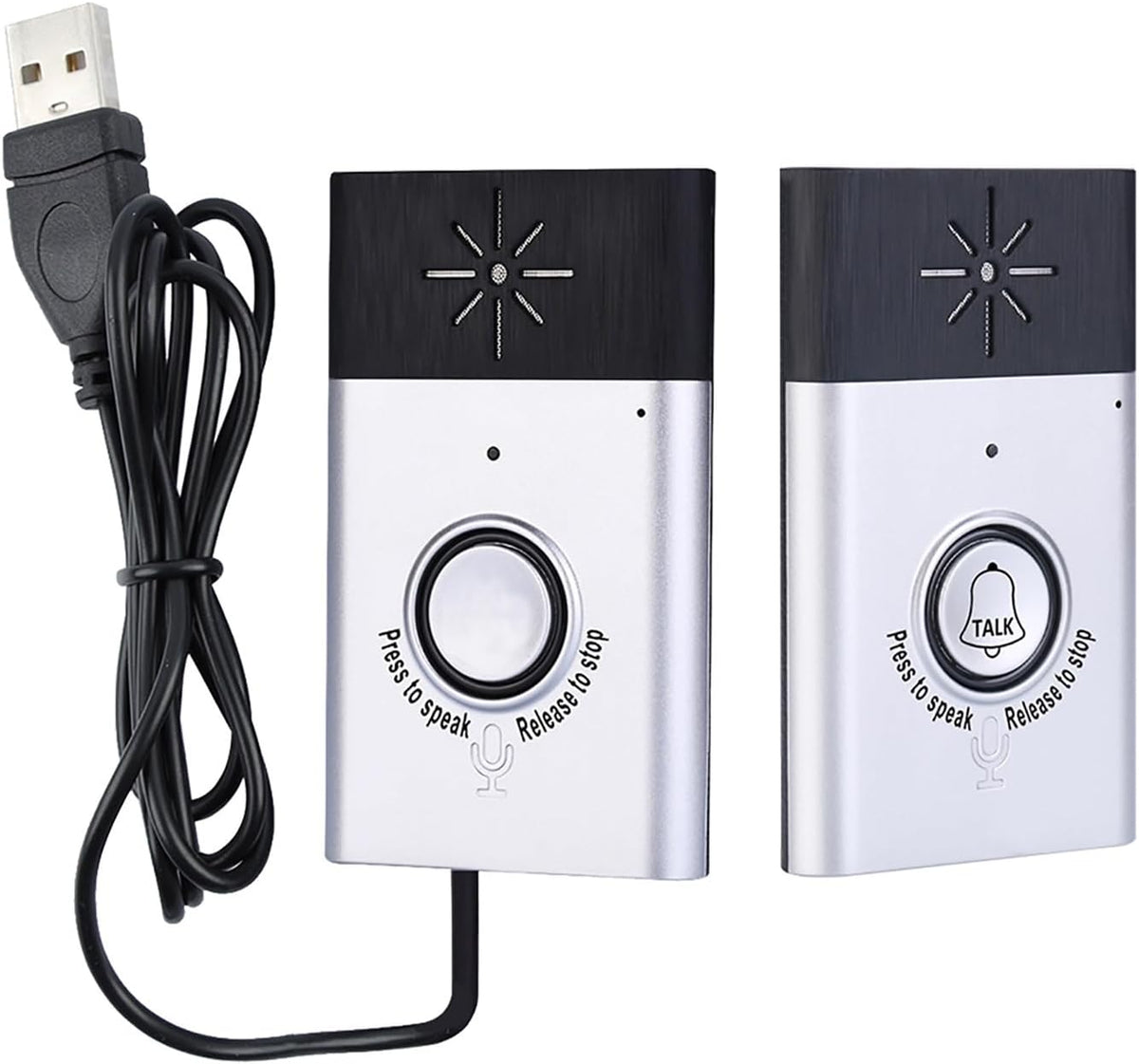 Timbre intercomunicador OPTEPYOE - voz bidireccional para control de entrada - botón de unidad exterior - receptor interior blanco con conexión Bluetooth