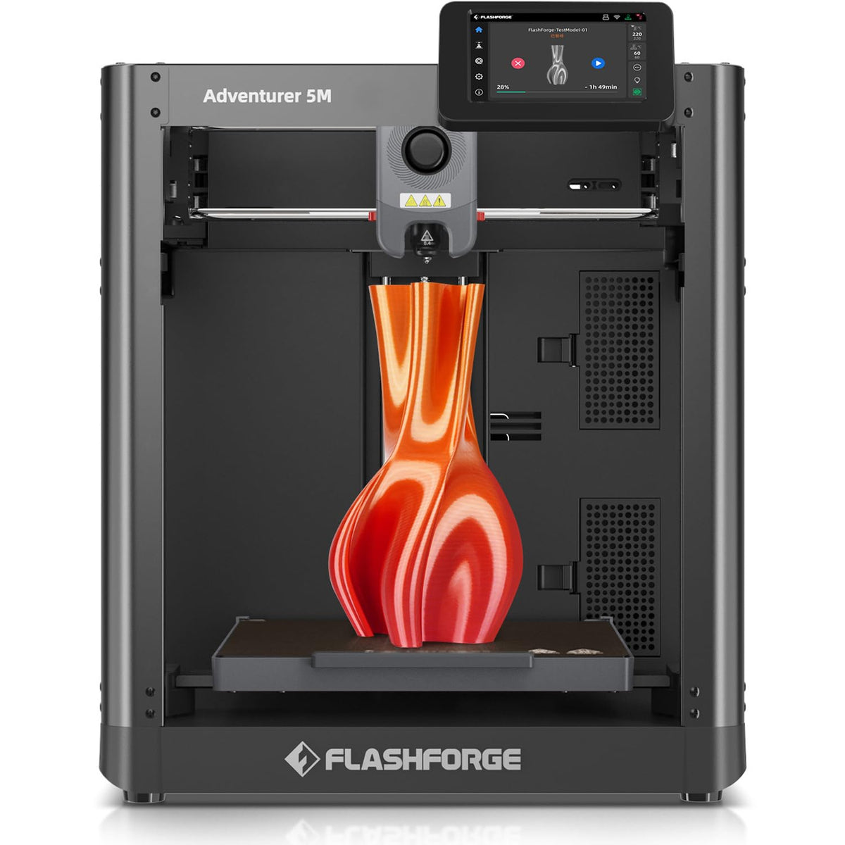 Flashforge Adventurer 5M Impresora 3D FDM - CoreXY todo metal y velocidad máxima 600 mm-s - Calibración automática con impresión 1 clic - Volumen 220 x 220 x 220 mm
