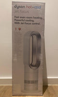 Dyson Air Multiplier AM09 Hot Cool - Ventilador calefactor blanco y plateado - Tecnología Jet Focus con mando a distancia - Potencia de 2000 W y ventilación de verano