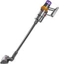 Aspiradora inalámbrica Dyson V15 Detect Absolute - acabado plateado y depósito de 360 ml - filtro HEPA con sensores de precisión - diseño ligero sin bolsa para varios suelos