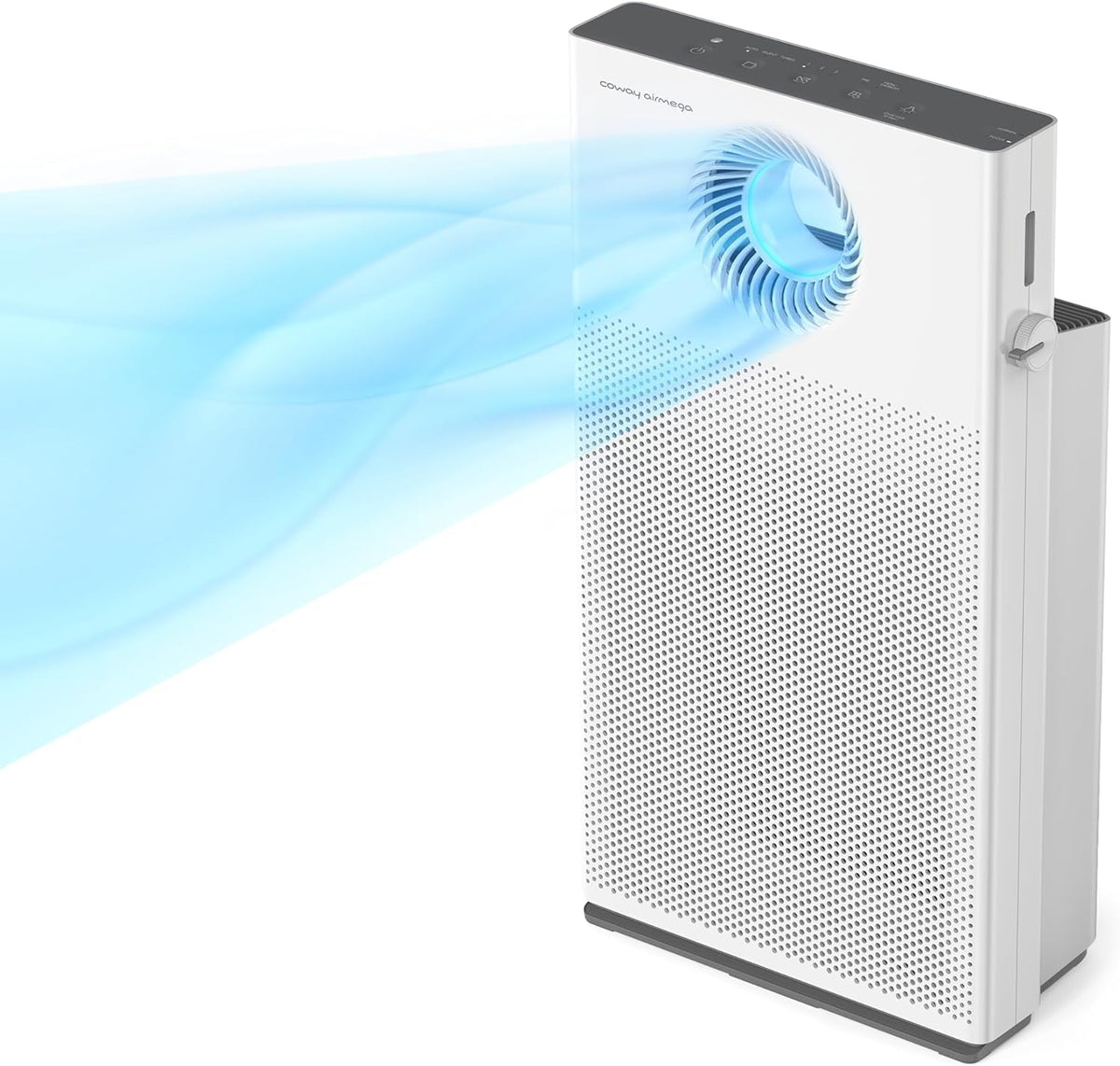 COWAY AIRMEGA JET purificador de aire - Filtro HEPA con tecnología MegaJet - CADR de 402 metros cúbicos por hora - Cobertura de 104 metros cuadrados y ruido de 20 dB